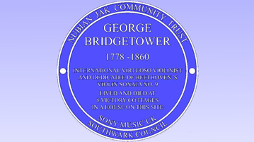 George Bridgetower plaque